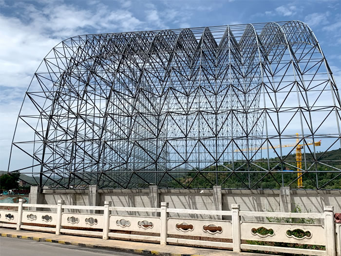 贵阳山寨矿储煤棚网架